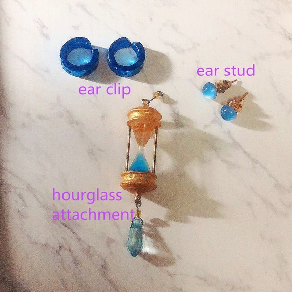 Anime The Case Study of Vanitas Earrings No Karte Blue Hourglass