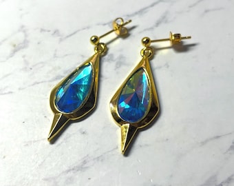Kaeya Alberich Blue and Gold Earrings