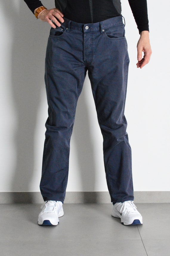 Y2K Stone Island Faded Navy Blue Mens Pants Waist Siz… - Gem