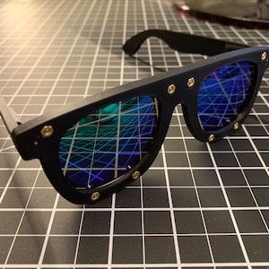 Hipster / Cyberpunk 3D printed Sunglasses