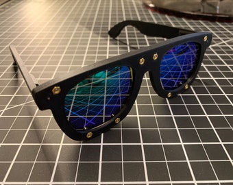 Hipster / Cyberpunk 3D printed Sunglasses