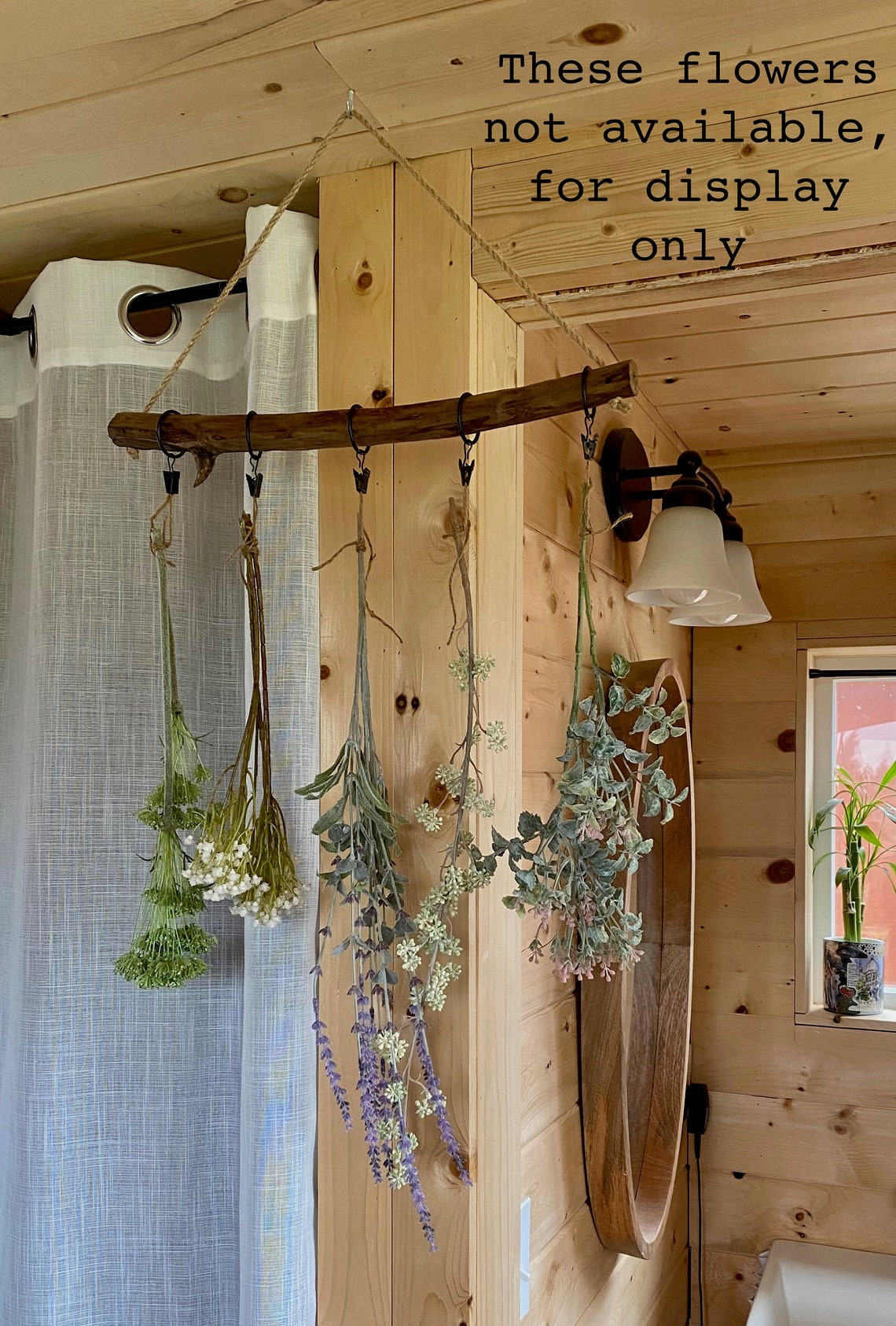 Flower/herb Drying Rack/cottagecore Decor/wooden Drying Etsy