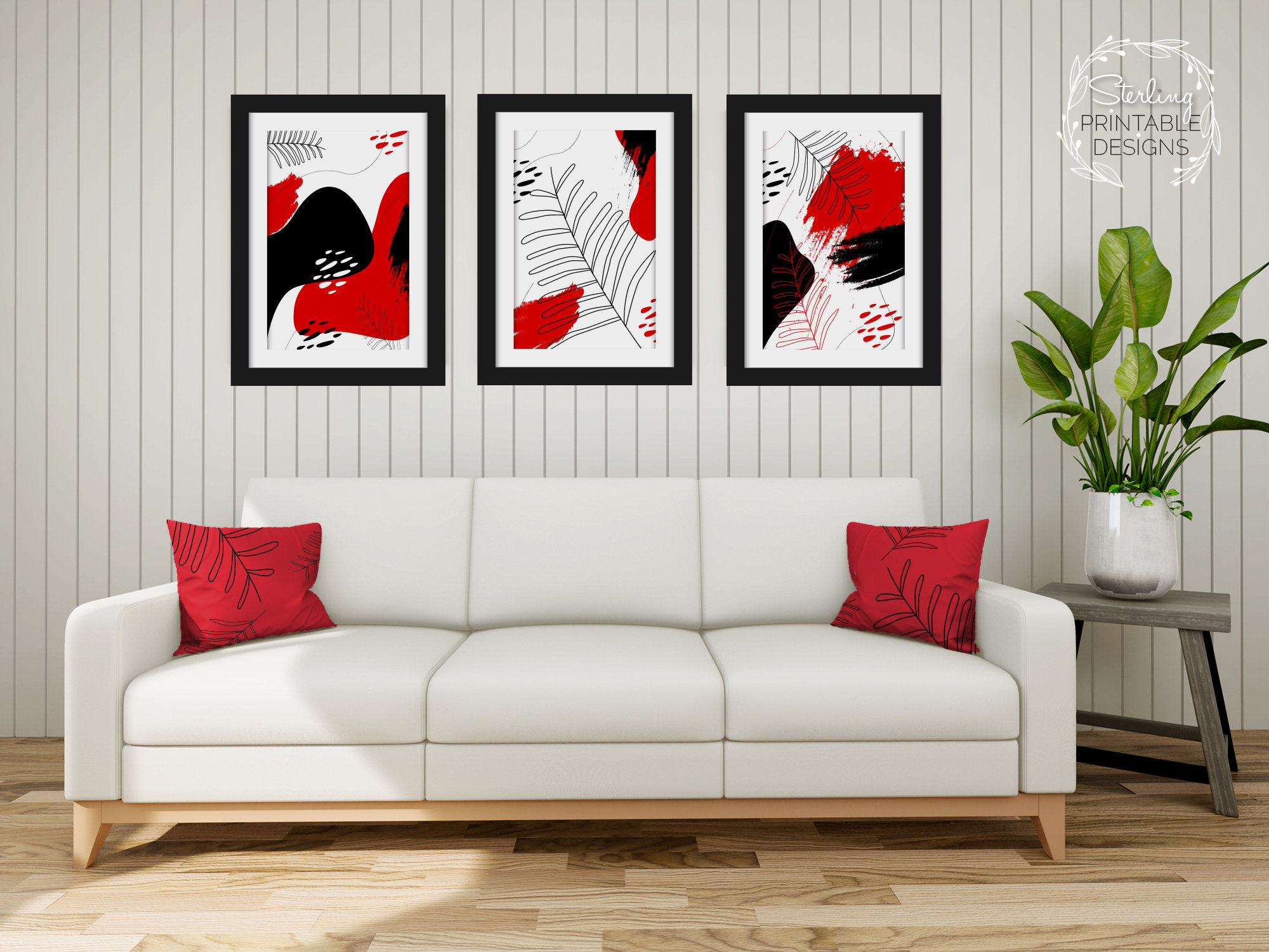 Red and black bedroom decor deals