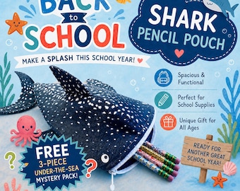 Whale Shark Pencil Case