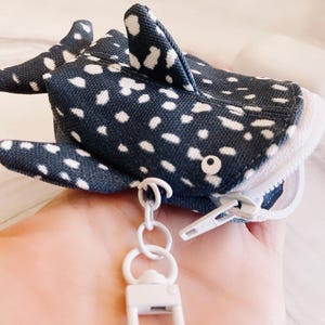 Whale Shark AirPods Case, Air-pod Pro Zipper Keychain Case, Apple AirPod Pro Case, Anime Airpods Case, Kawaii Shark Gift