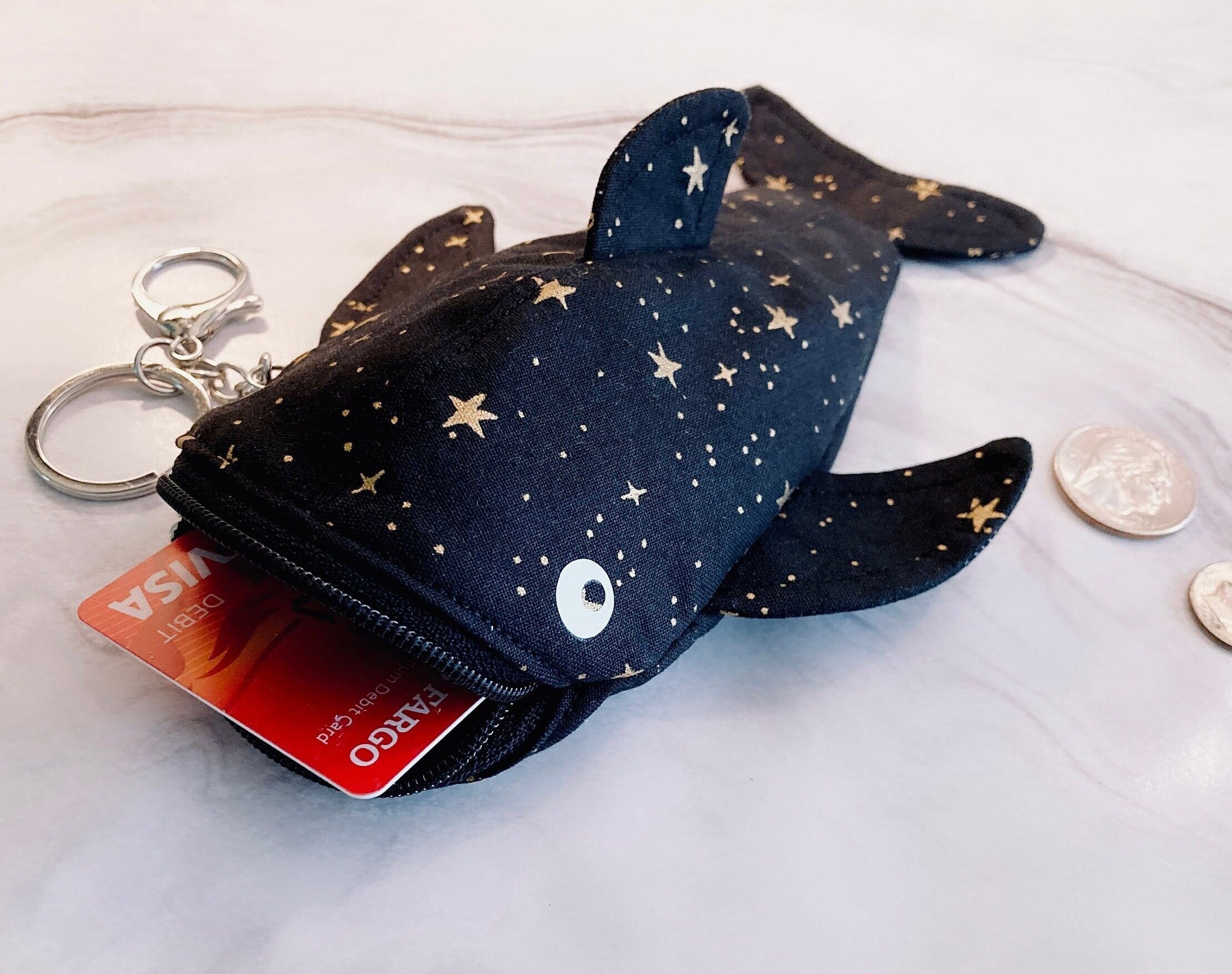 Whale Watch Coin Bag – Stephanie Kiker Designs