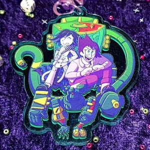 Schrodinger&#39;s Exisal Double-Sided Acrylic Charms (Danganronpa V3: Killing Harmony)
