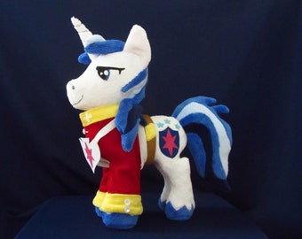 Shining Armor pony fan art plush plushie