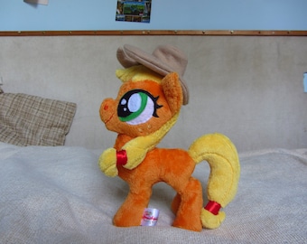 Applejack filly pony fan art plush plushie