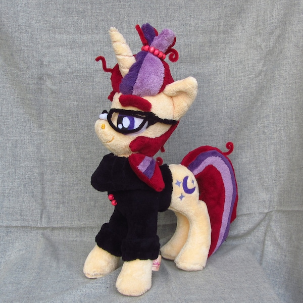 Moon Dancer pony fan art plush plushie