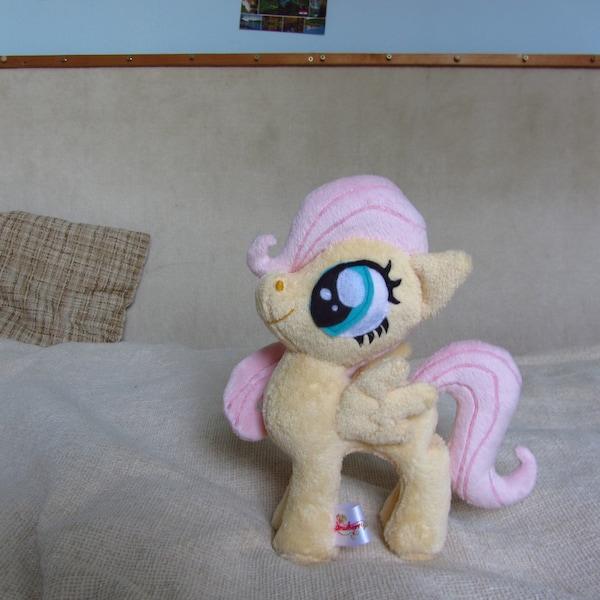 Fluttershy filly pony fan art plush plushie