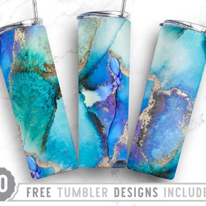 20oz Glitter Agate Skinny Tumbler Sublimation Png, Milky Way Glitter, Rose Gold, Leopard, Png, Wrap Sublimation Straight&Tapered Tumbler