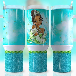 40oz Birthday Quencher Tumbler Wrap, Cartoon Character, Princess Tumbler Png, Anime,Love, Wrap, Sublimation, Png, Seamless, Tumbler Design