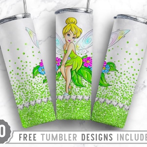 20oz Princess Skinny Tumbler Sublimation Png, Cartoon Character Png, Princess Girl, Movie Character, Anime,Straight &Tapered Tumbler Design