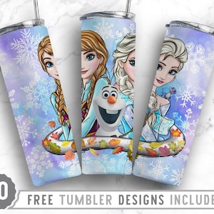 20oz Birthday Skinny Tumbler Sublimation Png, Cartoon Character, Princess Tumbler Png, Movie Character,Png,Straight &Tapered Tumbler  Design