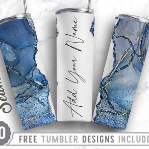 Bundle 20oz Skinny Tumbler Design Sublimation Template Marble, Marble Png, Add Your Own Text, Wrap Sublimation Straight&Tapered Tumbler,Png