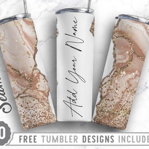 Bundle 20oz Skinny Tumbler Design Sublimation Template Marble, Marble Png, Add Your Own Text, Wrap Sublimation Straight&Tapered Tumbler,Png
