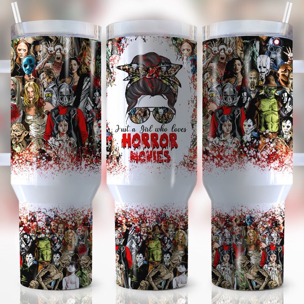 40oz Halloween Quencher Tumbler Wrap, Horror Movie Characters Friends Wrap, Halloween Scary Faces, 3d Spider Web, 3d Halloween Sublimation