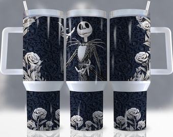 40oz Halloween Quencher Tumbler Wrap, 3d Halloween Tumbler Wrap, 3d Spider Web, Horror Movie Characters, Scary Faces, Sublimation, Seamless