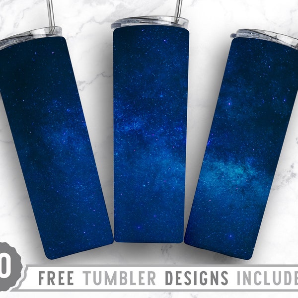 20oz Milkyway Galaxy Skinny Tumbler Sublimation Png, Marble, Faux Glitter, Ombre, Agate,Sublimation,Png,Straight &Tapered Tumbler Png Design