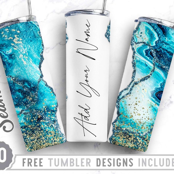 Bundle 20oz Skinny Tumbler Design Sublimation Template Marble, Marble Png, Add Your Own Text, Wrap Sublimation Straight&Tapered Tumbler,Png