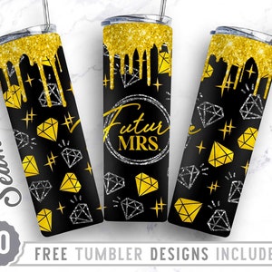 Pacote 20oz Skinny Tumbler Design Modelo de sublimação Noiva, Noiva Png, Heart Skinny Design, Wrap Sublimation Straight&Tapered Tumbler,Png