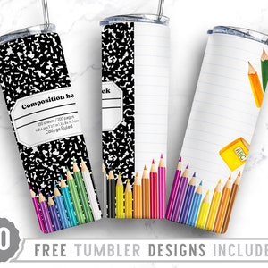 Professor 20oz Skinny Tumbler Wrap Design PNG, Sublimação de copo de lápis, De volta às aulas,Design de copo reto e cônico,Download digital,Png