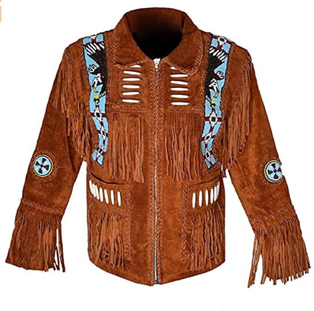 LEATHERAY Western Leather Jackets for Men Cowboy Leather Jacket and ...