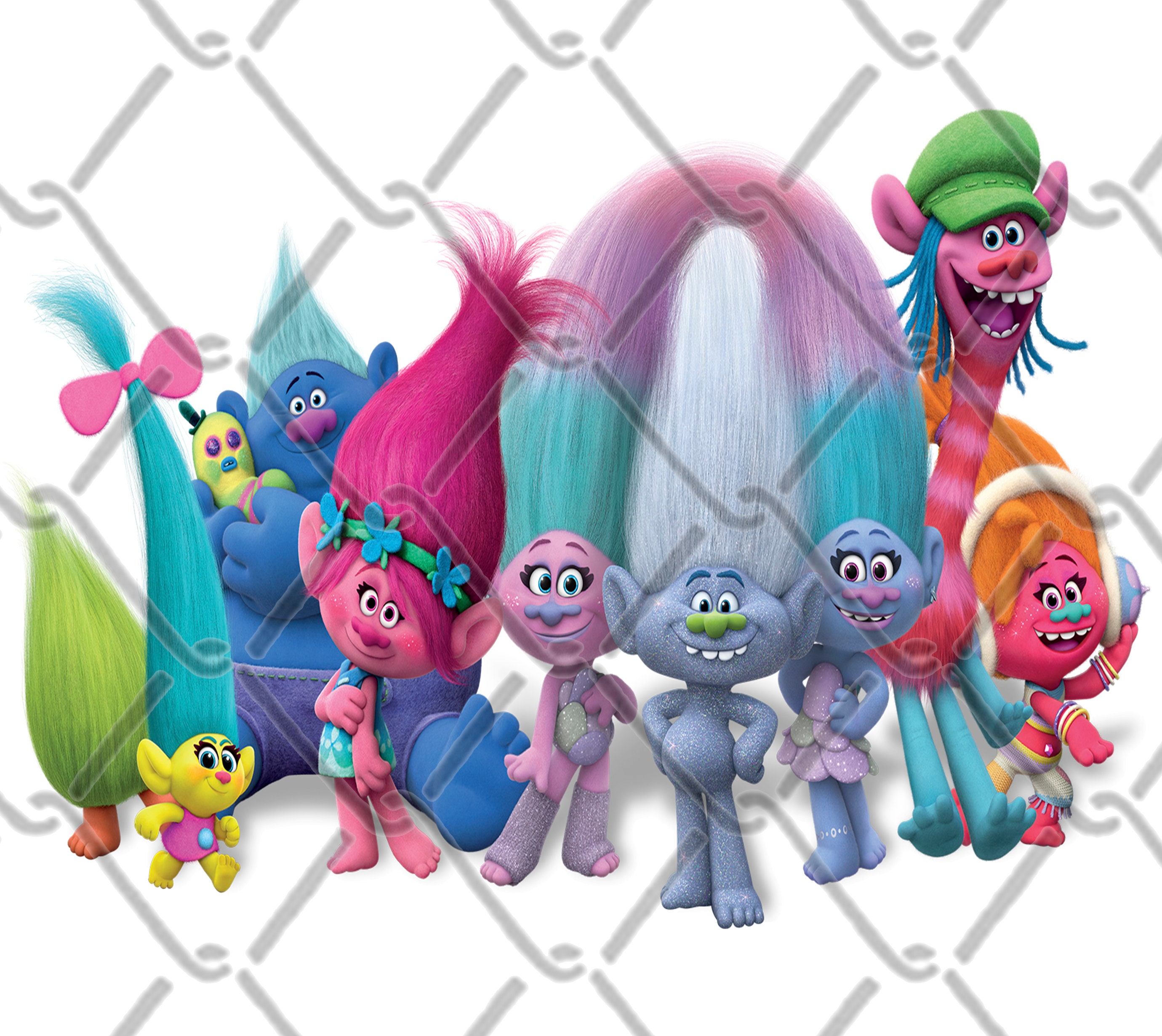 Trolls Png Bottomless Png Instant Download. Trolls Digital Archive ...