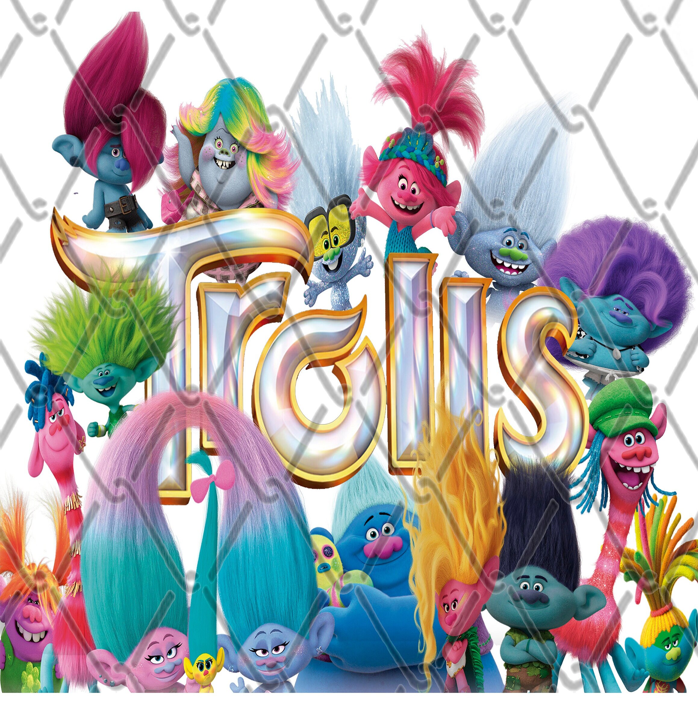 Trolls Png Digital Digitizing Trolls. Digital Download, Trolls Digital ...