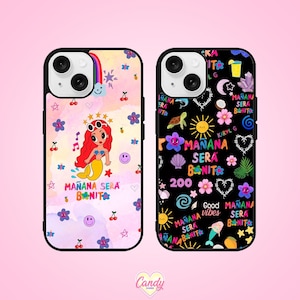 Karol G telefoonhoesje Mañana Sera Bonito telefoonhoesje Bichota seizoen hoesje cadeau voor iPhone 13 14 15 16 Pro Max Galaxy S23 S24 Google Pixel 6 Pro