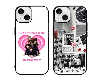 Funda para teléfono 1D Directioner Estética One D Case Direction Harry Liam Case Zayn Lyrics para iPhone 13 15 16 Pro Max Galaxy S24 Google Pixel