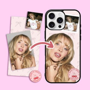 Benutzerdefinierte Promi Handyhülle Foto Cover Geschenk benutzerdefinierte Design für iPhone 13 16 Pro Max Galaxy S24 Ultra Google Pixel 9 Pro XL