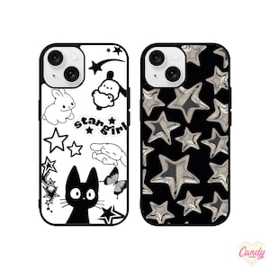Y2K Phone Case Y2K Aesthetic Soft Grunge Case Indie Girl Core Kawaii Case für iPhone 13 15 16 Pro Max Galaxy S24 Google Pixel 8