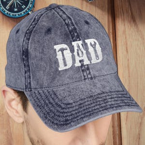 Embroidered Vintage Cap, Father&#39;s Day Gift, Vintage look, Retro Baseball Hat, Retro Cap for Men, Classic Dad Hat, Best Dad Gift