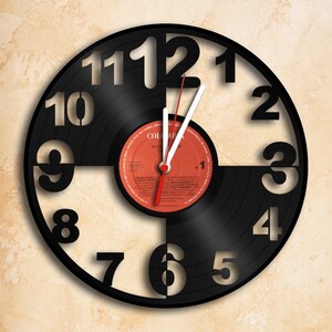 Modern Wall Clock Vinyl Record Clock Best Gift Handmade
