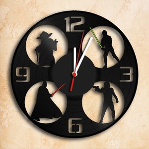 Film inspiriert Wanduhr Schallplatte Uhr handgefertigt