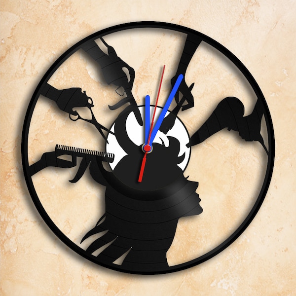 Hair Salon Clock Etsy