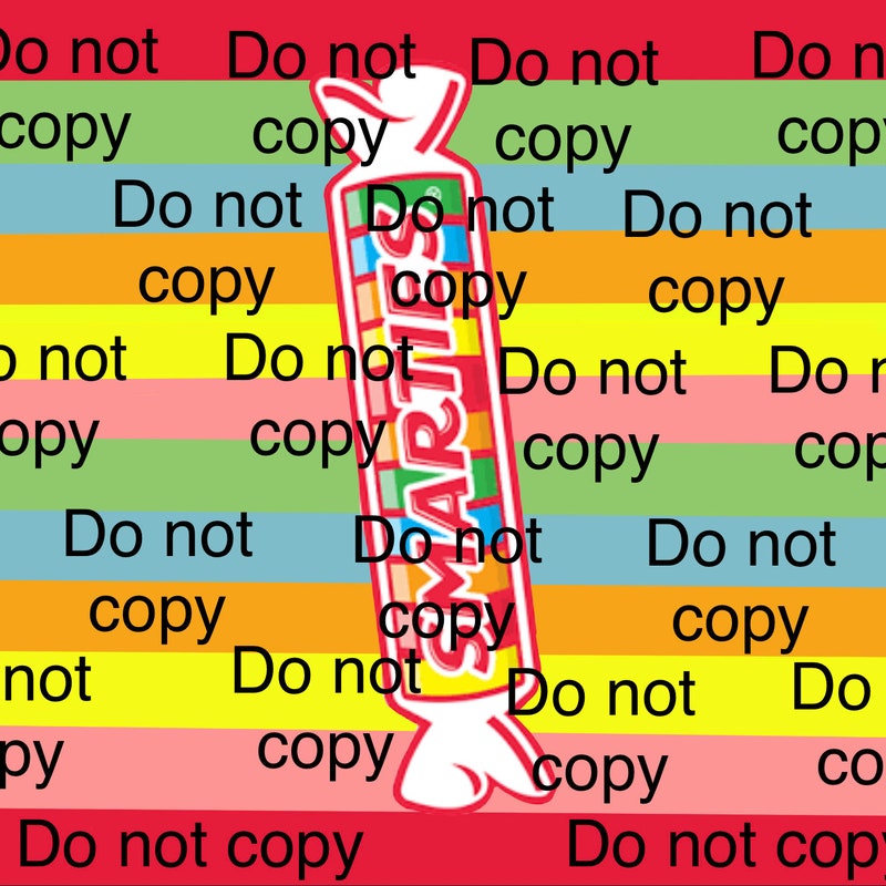 Smarties Lettering Smarties Candy - Etsy