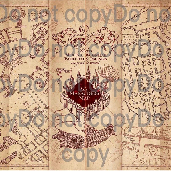 marauder map without words