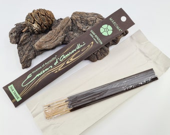Benzoin, Auroville Incense (Benzoin), quality natural from Maroma, 10 sticks, ethical production, India, purification, ritual, prayers