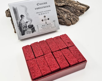Rosicrucian Rose and Sandalwood Incense, Rosicrucian Secret Order Incense, Mysticism, Magic, Ceremony, Esoteric Ritual Incense, Spirituality