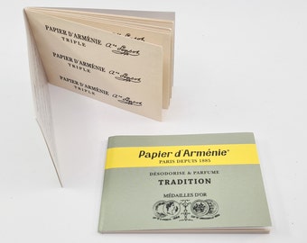TRADITION Armenian paper, 2 notebooks, Air freshener, Natural incense for homes, Benzoin resin