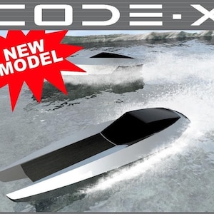 Nouveau modèle de bateaux CodeX JetEngine RC avec modèles de plans de routeur CNC Scie à chantourner laser