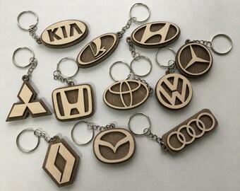 Various car key holders