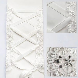 Lace Short Long Bridal Gloves Flower Wristband Wedding Glove For Women Girl Party Evening Dress Jewelry Brides Accessories