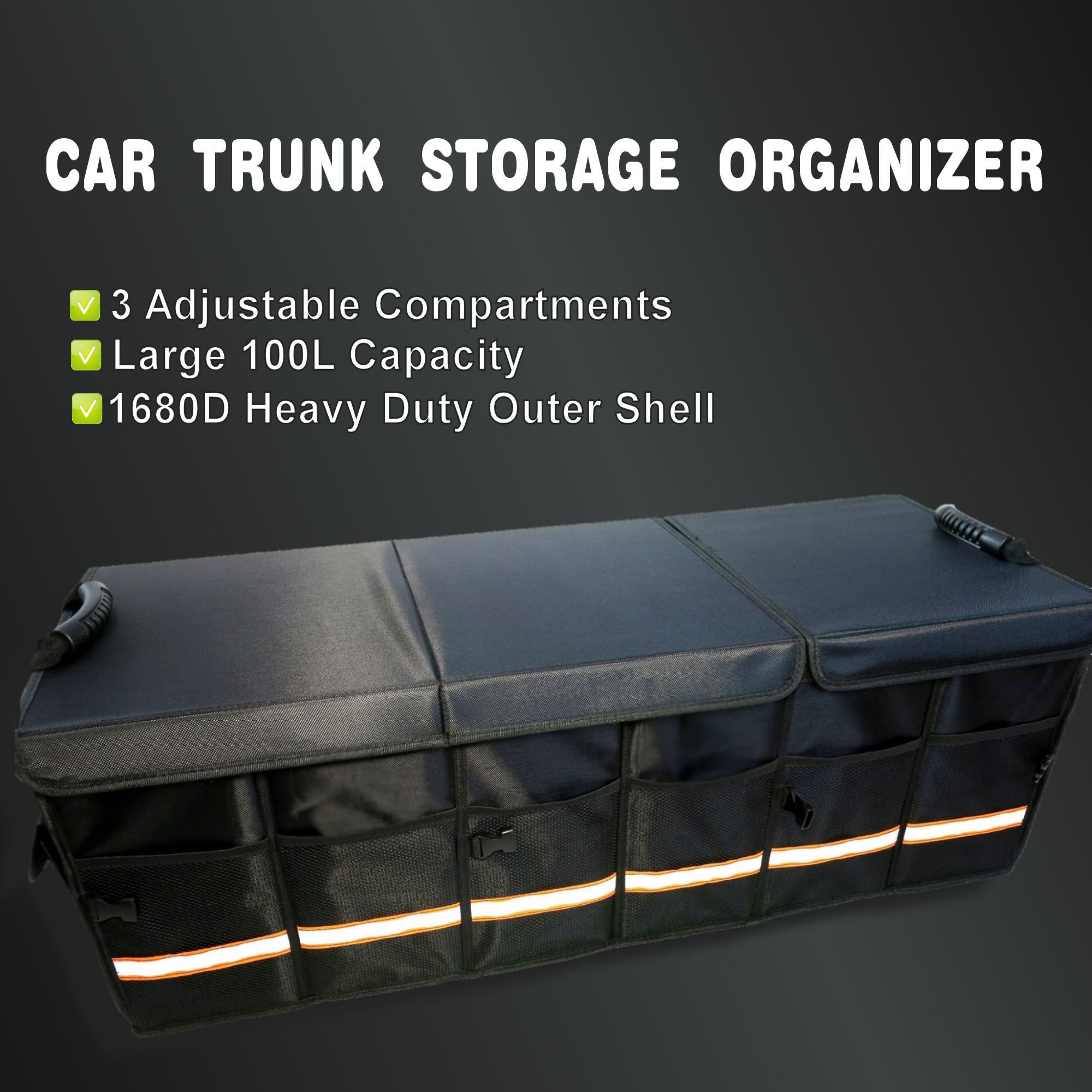 Walser Car Organiser Toolbag Size XXL, Boot Organiser, Car Gadget, Storage  Box Car, Organiser, Car Boot Organiser, Car Bag, Organiser Car, Car