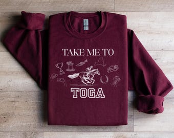 Saratoga Horse Racing Sweatshirt: Saratoga Springs NY, Bachelorette Party