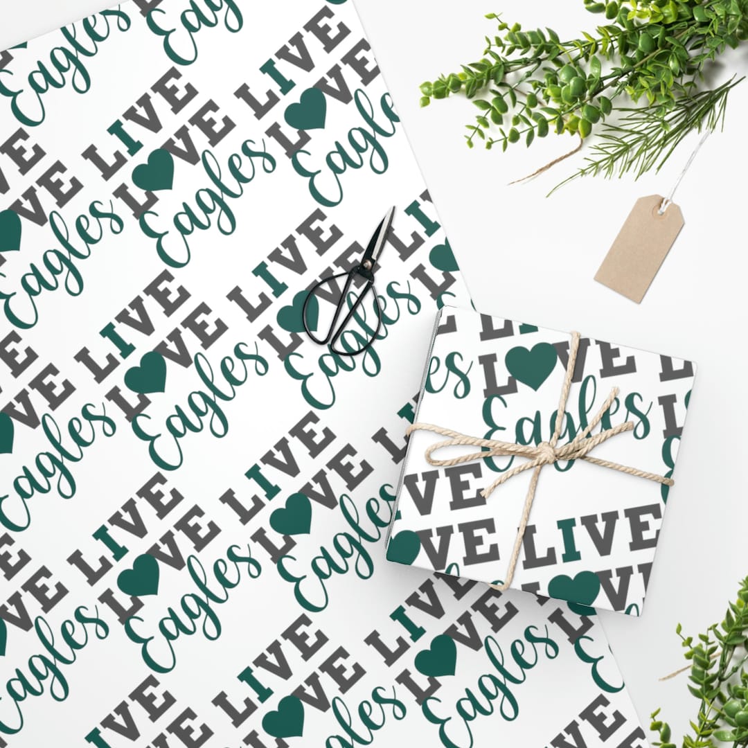 Eagles Philadelphia Football Gift Wrapping Paper Philadelphia Eagles