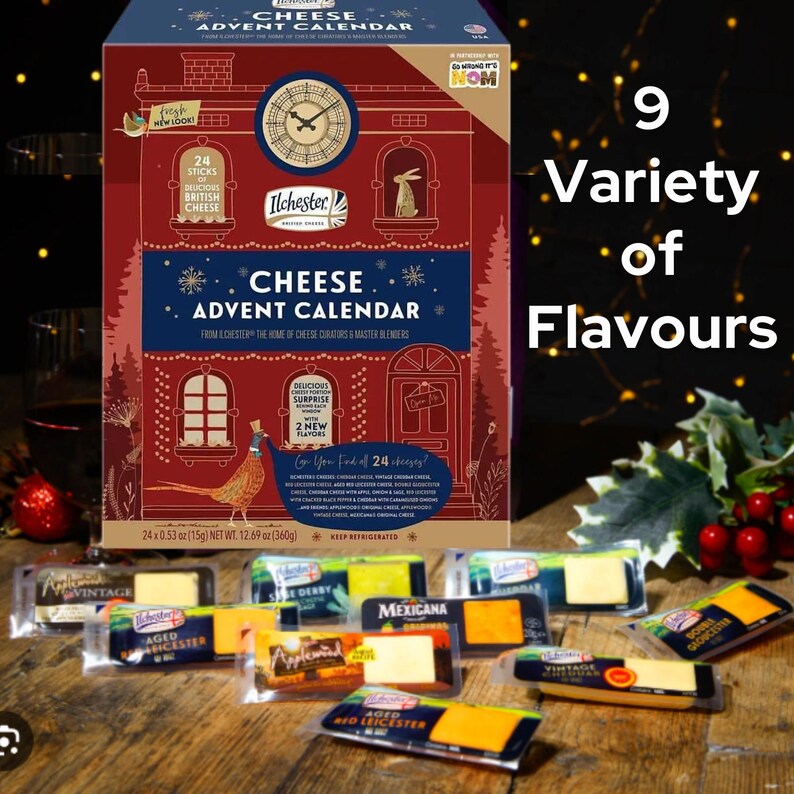 Ilchester Cheese Advent Calendar 2024 and Jacobs Biscuits Selection 24